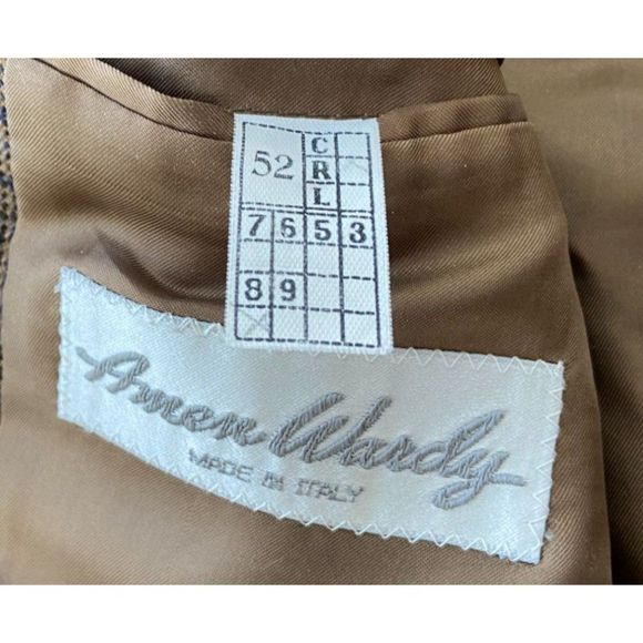 Amen Wardy Plaid Dark Academia 100% Wool Blazer XL Harry Potter Hogwarts - Picture 6 of 6